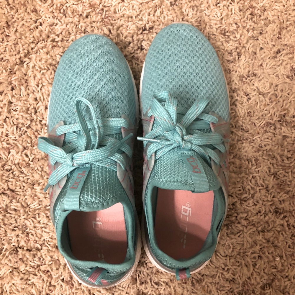 ⭐️ BOGO 20% OFF ⭐️ GIRLS AQUA BCG TENNIS SHOE